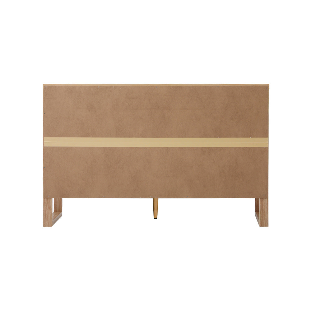 6 Drawer Chest Dresser Natural Wood | HomeAndLiving - 4