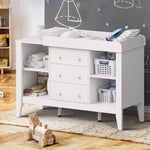 Baby Changing Table Chest of Drawers Cabinet Nursery Furniture