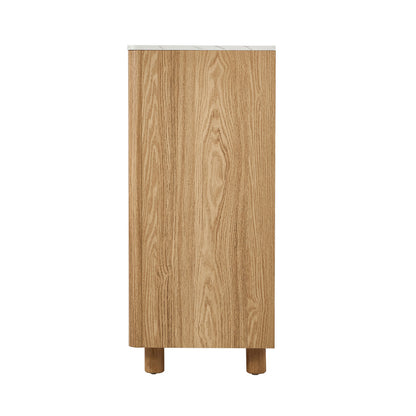 4 Chest of Drawers Dresser  Marble Top Natural