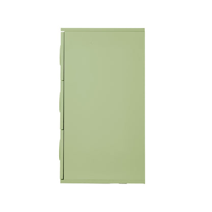 3 Drawer Chest Cabinet Bedroom Dresser Storage Nightstand Green
