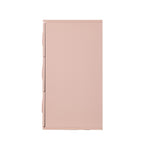 3 Drawer Chest Bedroom Dresser Storage Cabinet Nightstand Pink & White