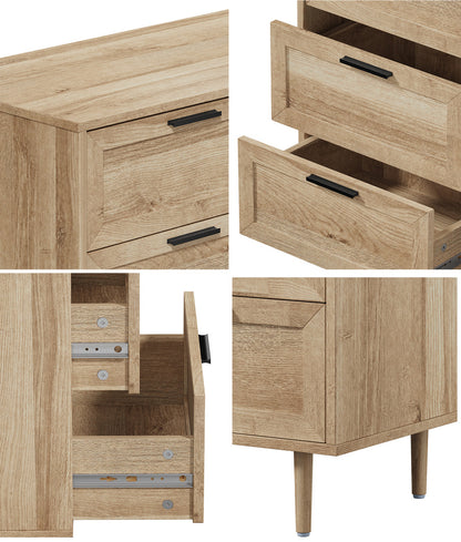 8 Drawer Tallboy Dresser Natural Wood | HomeAndLiving