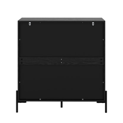Tall 8 Drawer Chest Walnut 90x40x95.5cm