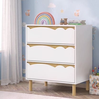 Kids Storage Chest White 60x40x72cm