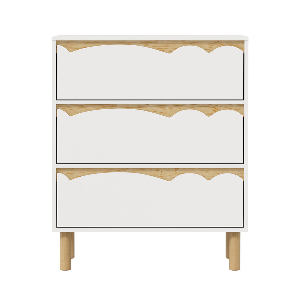 Kids Storage Chest White 60x40x72cm