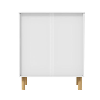 Kids Storage Chest White 60x40x72cm