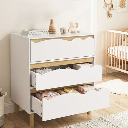 Kids Storage Chest White 60x40x72cm
