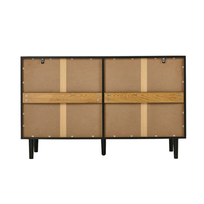 6 Chest of Drawers Lowboy Storage Natural