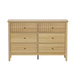 6 Chest of Drawers Dresser Tallboy Natural