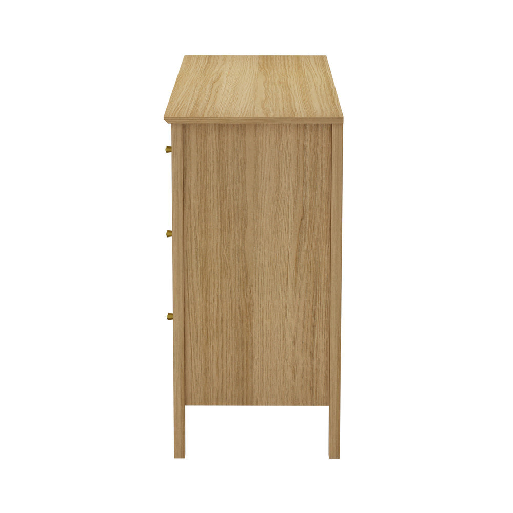 6 Chest of Drawers Dresser Tallboy Natural
