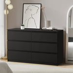 6 Chest of Drawers Lowboy Dresser Table Bedroom Black/White