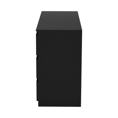 6 Chest of Drawers Lowboy Dresser Table Bedroom Black/White