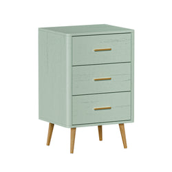 3 Chest of Drawers Tallboy Green