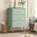 3 Chest of Drawers Tallboy Green