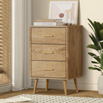 3 Chest of Drawers Tallboy Natural