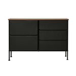 Lowboy 5 Chest Of Drawers Cabinet Retro