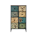 8 6 &9-Drawer Chest Fabric Tallboy Retro Vintage Dresser Bedroom Storage Organizer