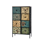 8 6 &9-Drawer Chest Fabric Tallboy Retro Vintage Dresser Bedroom Storage Organizer