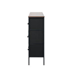 8 6 &9-Drawer Chest Fabric Tallboy Retro Vintage Dresser Bedroom Storage Organizer