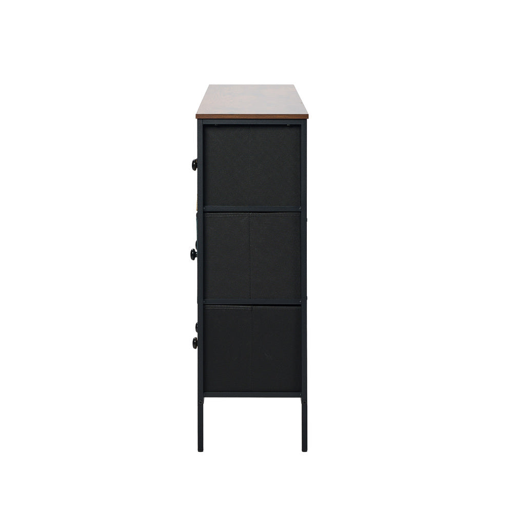9 Drawer Tallboy Dresser Bohemian Fabric | HomeAndLiving