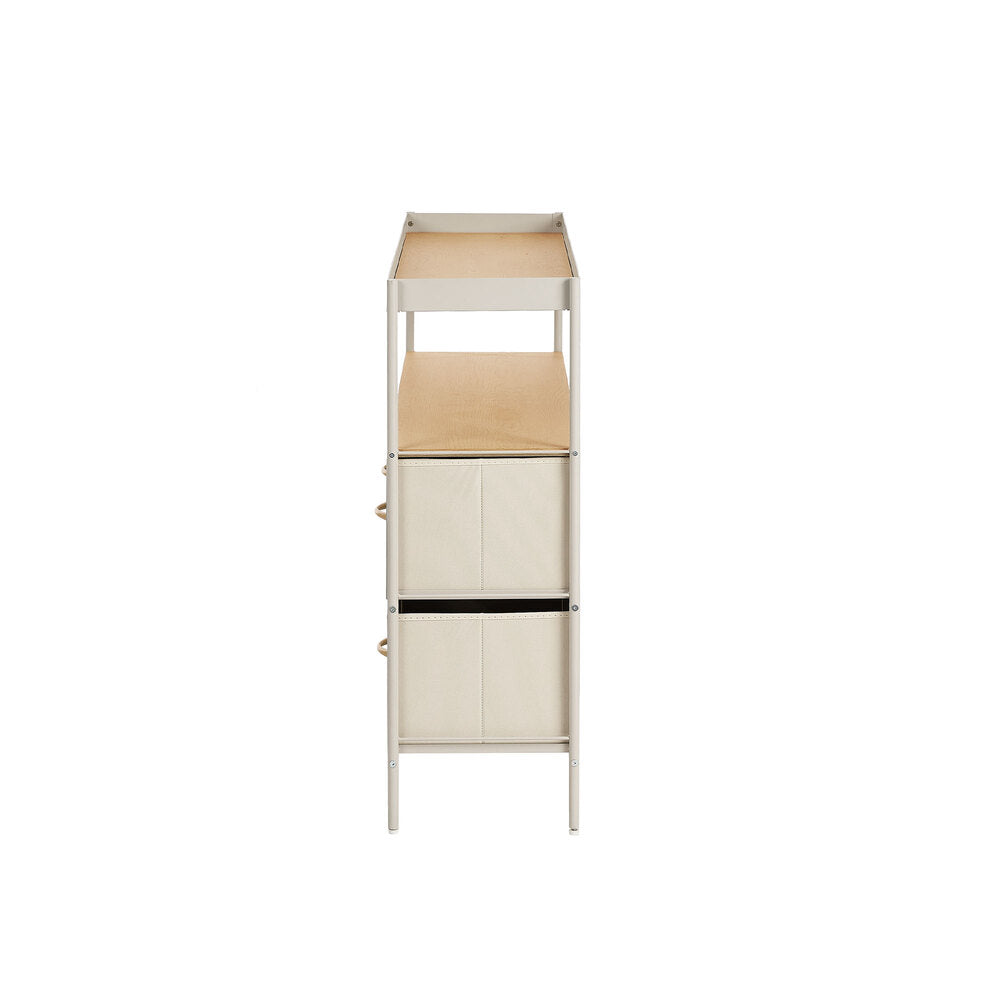 Chest Of Drawers Natural 5 Drawer 99x29x85cm