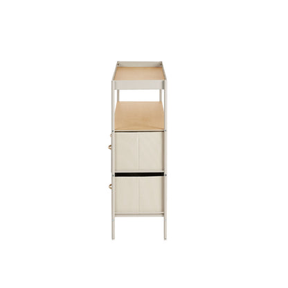 Chest Of Drawers Natural 5 Drawer 99x29x85cm