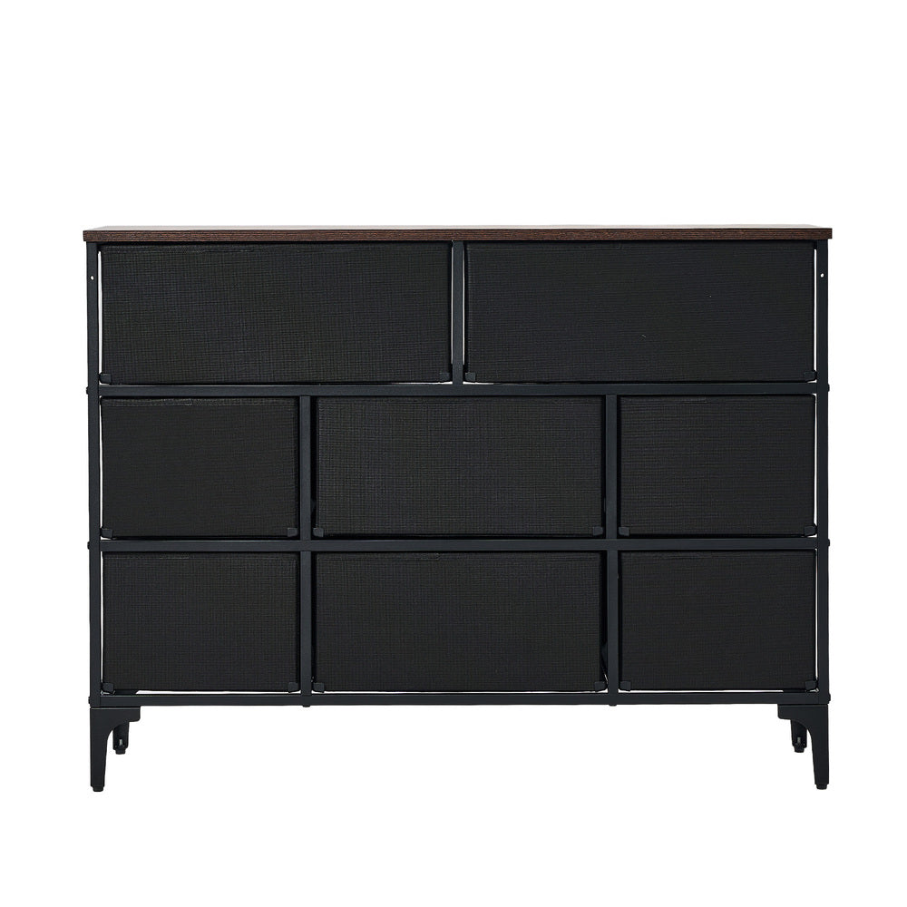 8 Chest of Drawers Fabric Retro Vintage Multi-colour