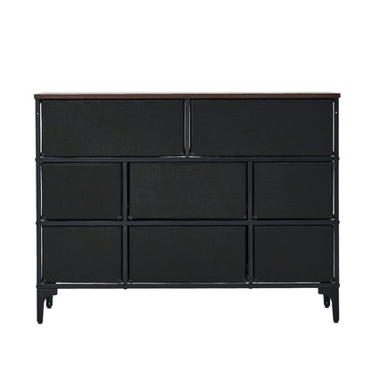 8 Chest of Drawers Fabric Retro Vintage Multi-colour
