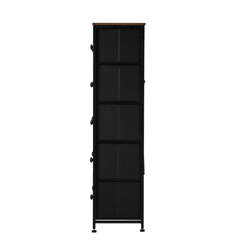 10 Chest Of Drawers Retro Tallboy Printed Foldable Fabric - 5