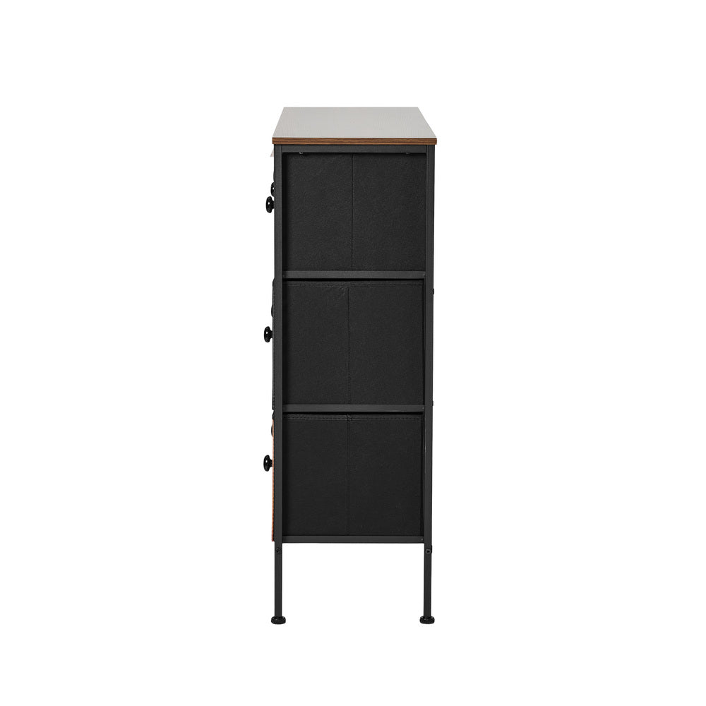 9 Drawer Retro Tallboy Foldable Fabric | HomeAndLiving