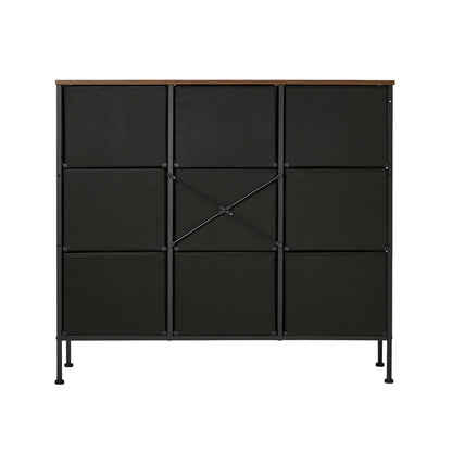 9 Drawer Retro Tallboy Foldable Fabric | HomeAndLiving