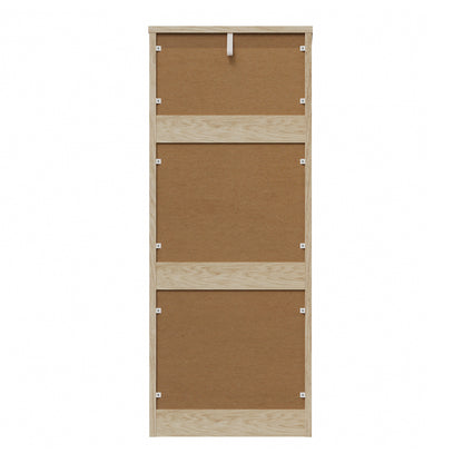 3/6 Chest of Drawers Lowboy Dresser Table Black/Natural