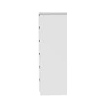 6 Chest of Drawers Lowboy Handle-Free White