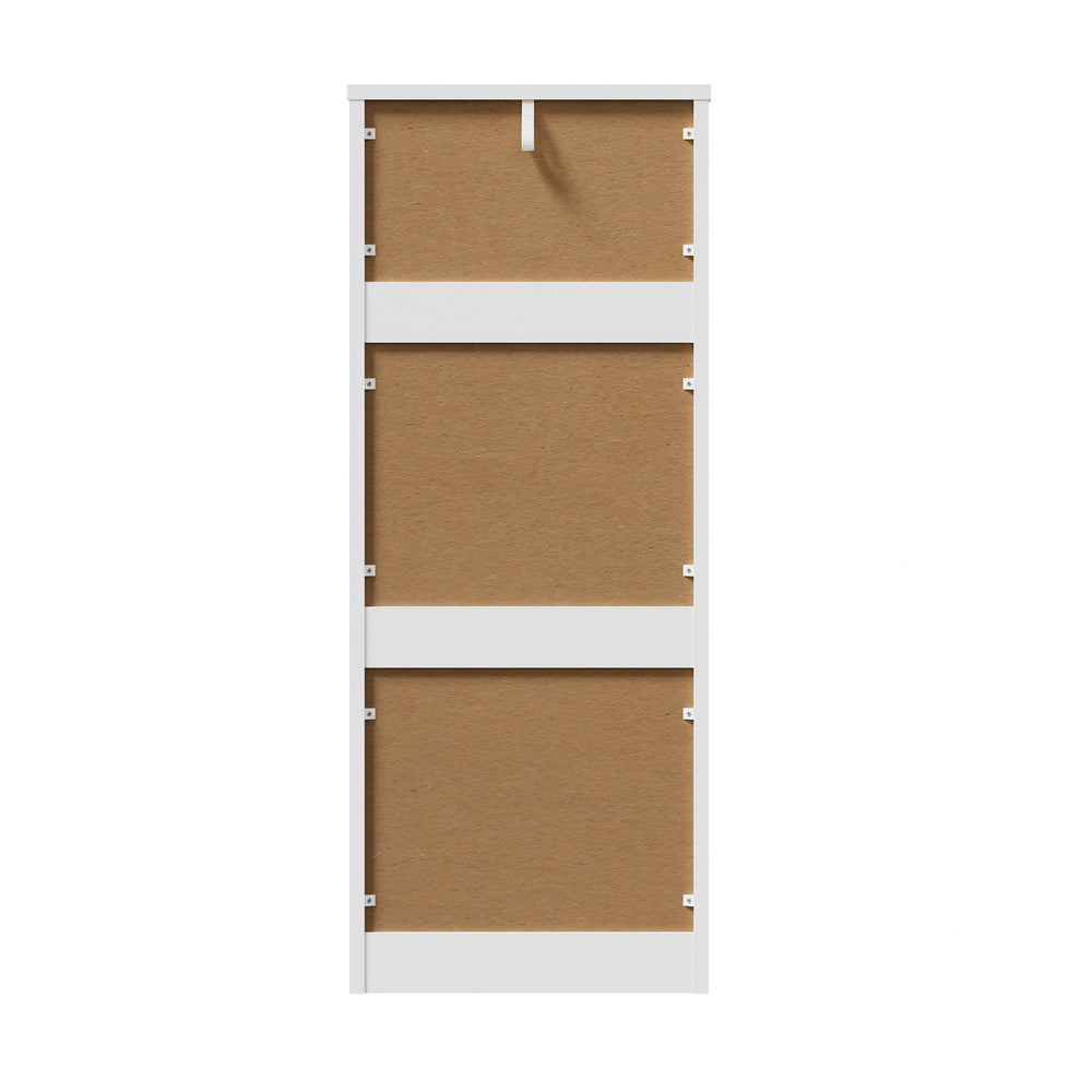 6 Chest of Drawers Lowboy Handle-Free White