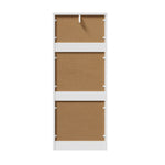 6 Chest of Drawers Lowboy Handle-Free White