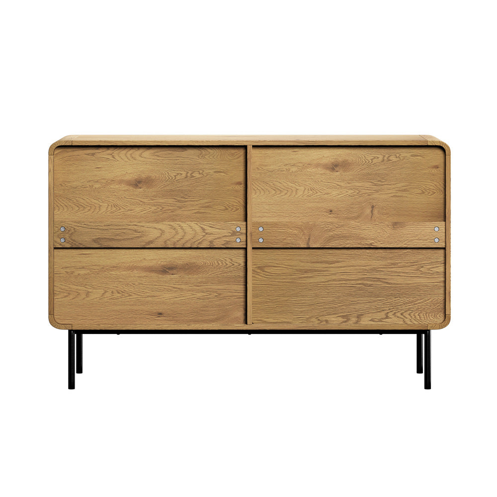 Chest Of Drawers 6 Drawer Tallboy Storage Cabinet Natural Wood Finish
