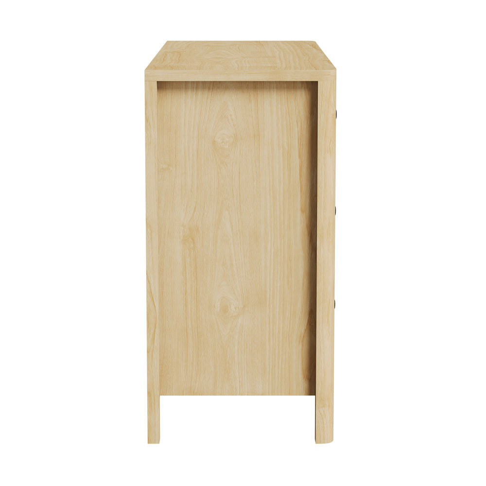 6 Chest of Drawers Dresser Tallboy Storage Cabinet Natural