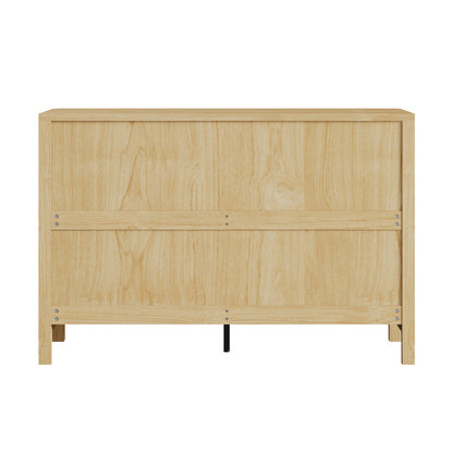 6 Chest of Drawers Dresser Tallboy Storage Cabinet Natural