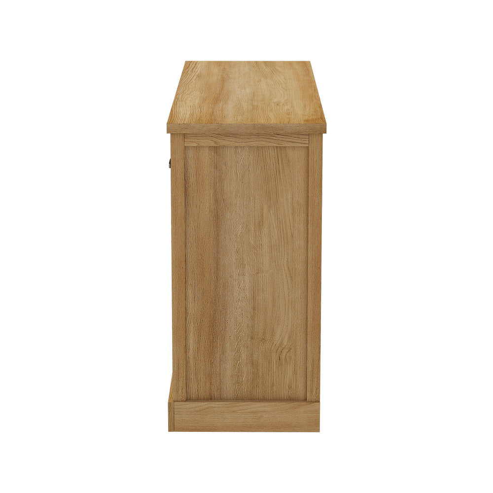9 Drawer Tallboy Dresser Bedroom Storage Cabinet Natural Wood