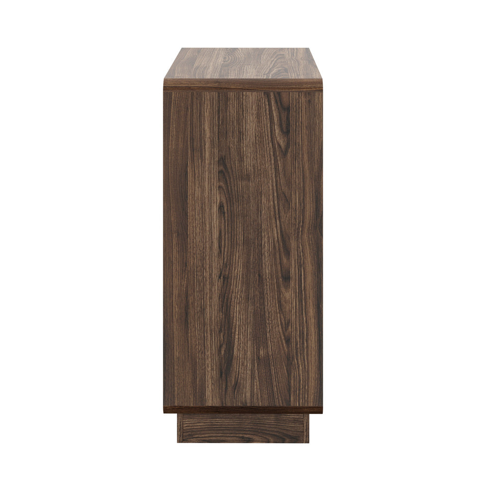 Tall Walnut Chest Of Drawers 80x39.5x91cm