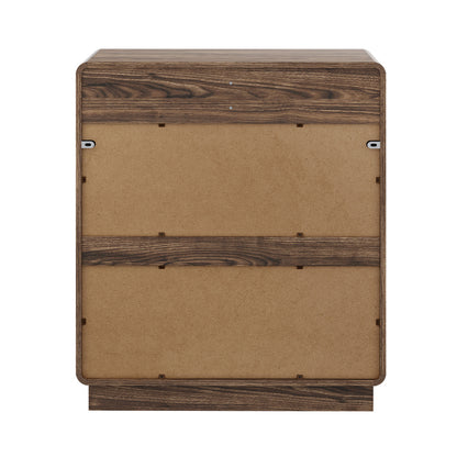 Tall Walnut Chest Of Drawers 80x39.5x91cm