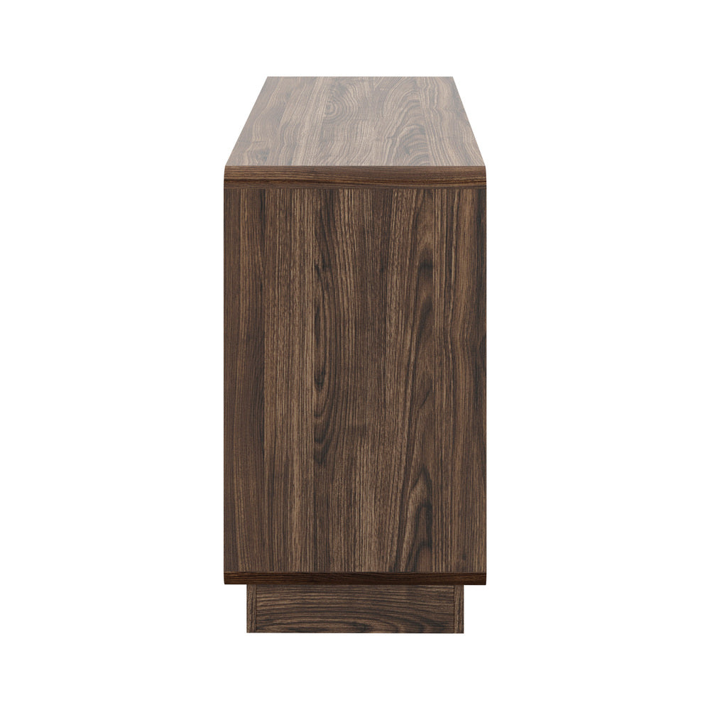 Lowboy Chest Walnut Storage 120x39.5x71cm