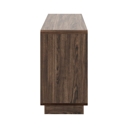 Lowboy Chest Walnut Storage 120x39.5x71cm