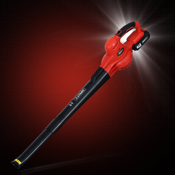  20V Cordless Leaf Blower Garden Lithium Battery Electric Nozzles 2-Speed