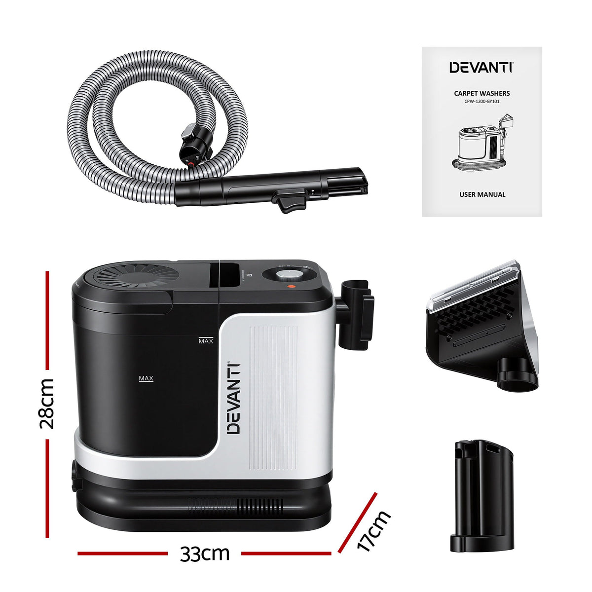 Carpet Washer Vacuum Cleaner 600W 13kPa | Home & Living - 2