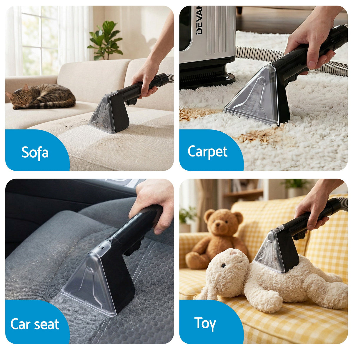 Carpet Washer Vacuum Cleaner 600W 13kPa | Home & Living - 5