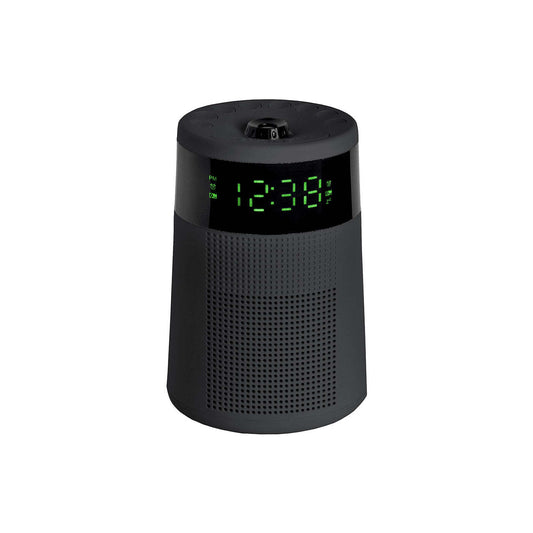 Sleek Projector Alarm Clock & Radio - Projects The Time Onto The Ceiling