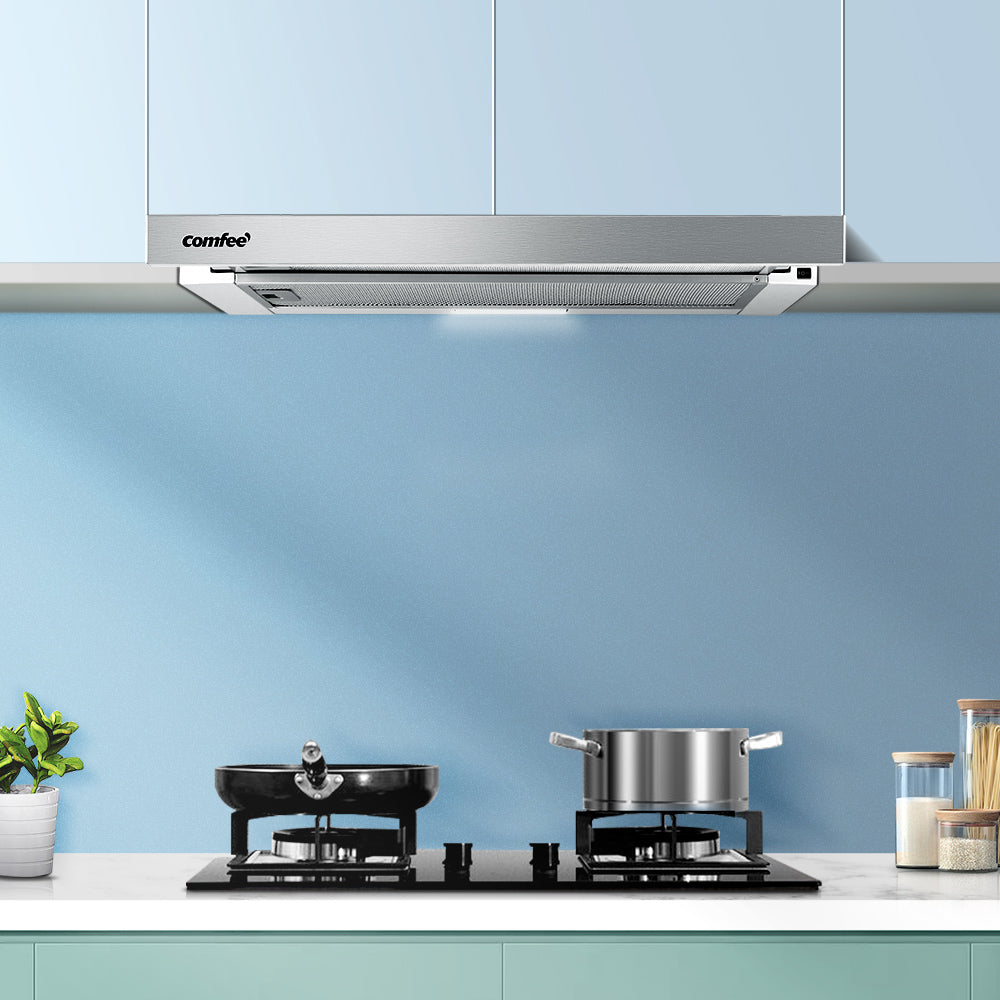 Rangehood 600Mm Slide Out Stainless Steel Canopy Filter Replacement 2Pcs