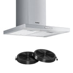 Comfee Rangehood 900Mm Stainless Led Glass Kitchen With 2 Pcs Filter Replacement