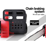 20V Cordless Chainsaw - Black and Red